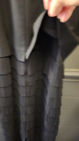 Daymor Couture 2 Piece Black Jacket and Evening Gown