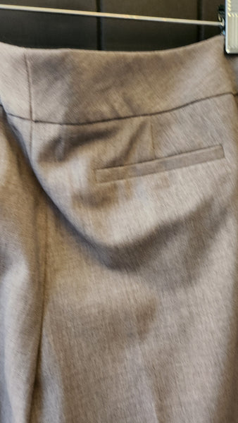 Classiques Entier Gray wool flat front pants