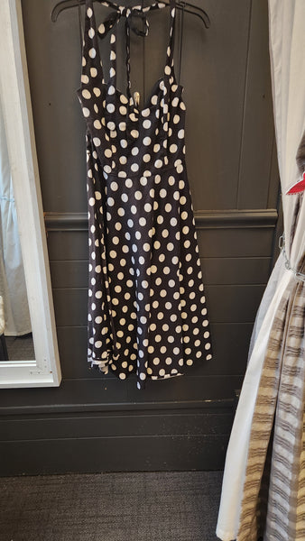 Hell Bunny Polka Dot Halter Dress