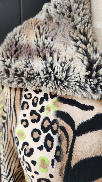 Joseph Ribkoff Animal Print Jacket