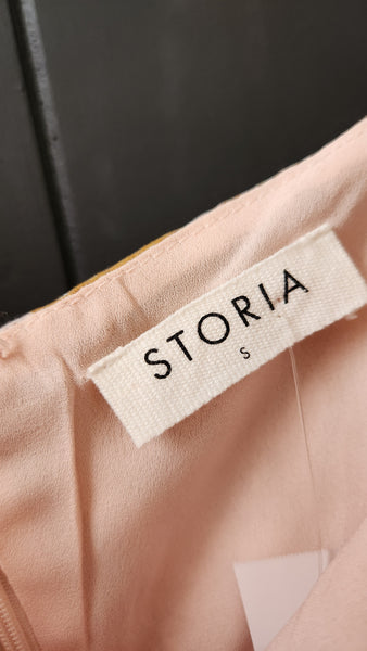 Storia Balloon Sleeve Floral Dress