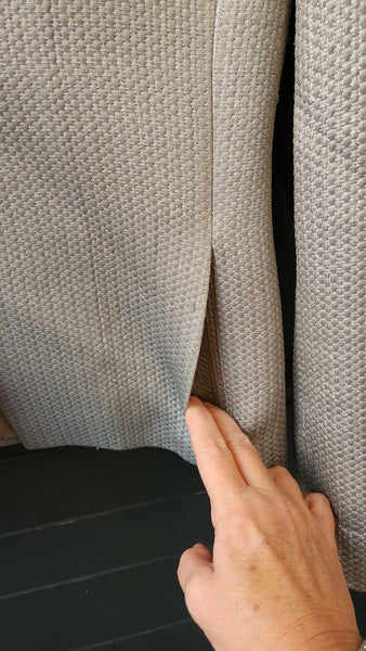 Jones New York Metallic Pewter Blazer