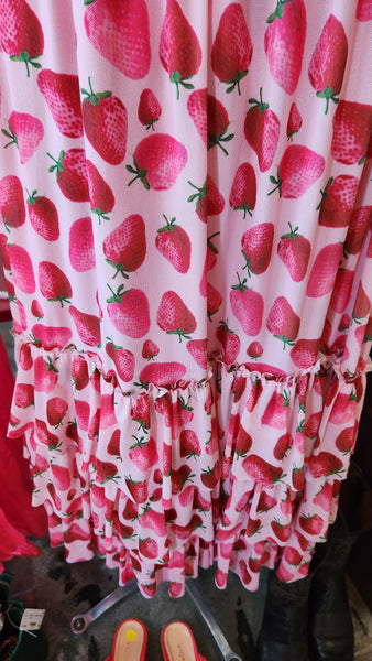 Eva Franco Tatum Skirt Strawberry Fields Midi Skirt