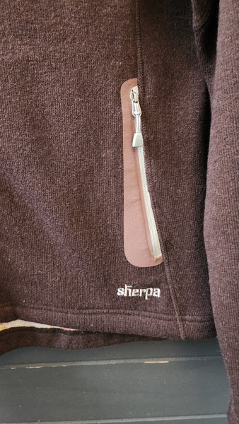 Sherpa Adventure Wool Blend Zip Front Jacket