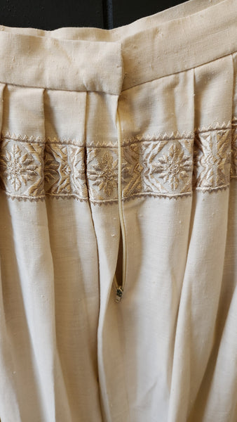Vintage Betty Hanson Pleated woven Skirt