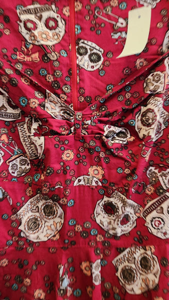 Hell Bunny Sugar Skulls Dress