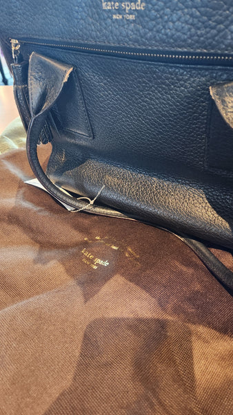 Kate Spade Black Leather Satchel