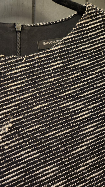 Banana Republic Long Sleeve Textured Dress
