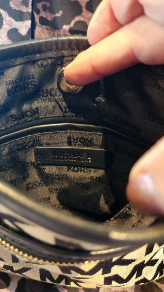 Michael Kors MK logo Crossbody Purse