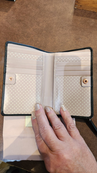 Radley of London Small Black Wallet with Dog Logo