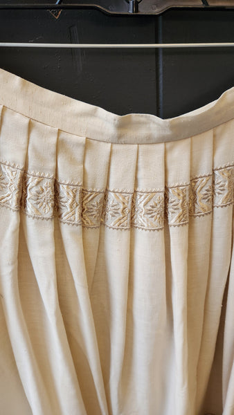 Vintage Betty Hanson Pleated woven Skirt