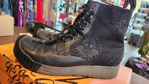 Dr Martens Day of the Dead Ankle Boots