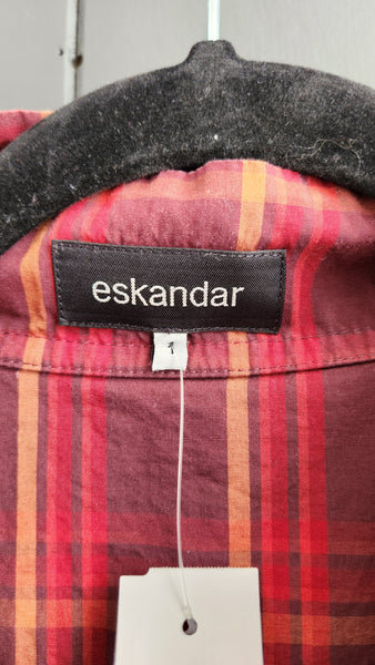 Eskandar Plaid Top