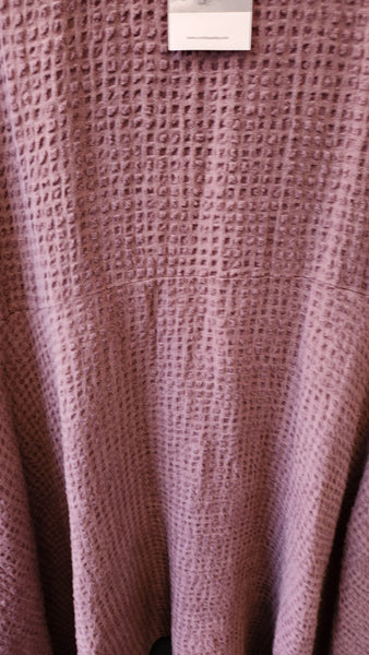 Cynthia Ashby Sleeveless Waffle Fabric Dress