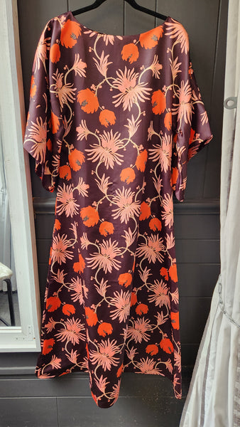 Frances Valentine Exotic Floral Maxi Dress