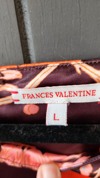 Frances Valentine Exotic Floral Maxi Dress