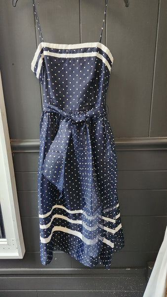Vintage Polka Dot Dress with spaghetti straps
