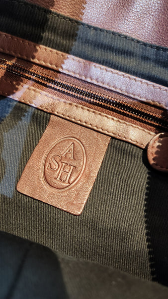 ASH Brown Fringe Leather Purse