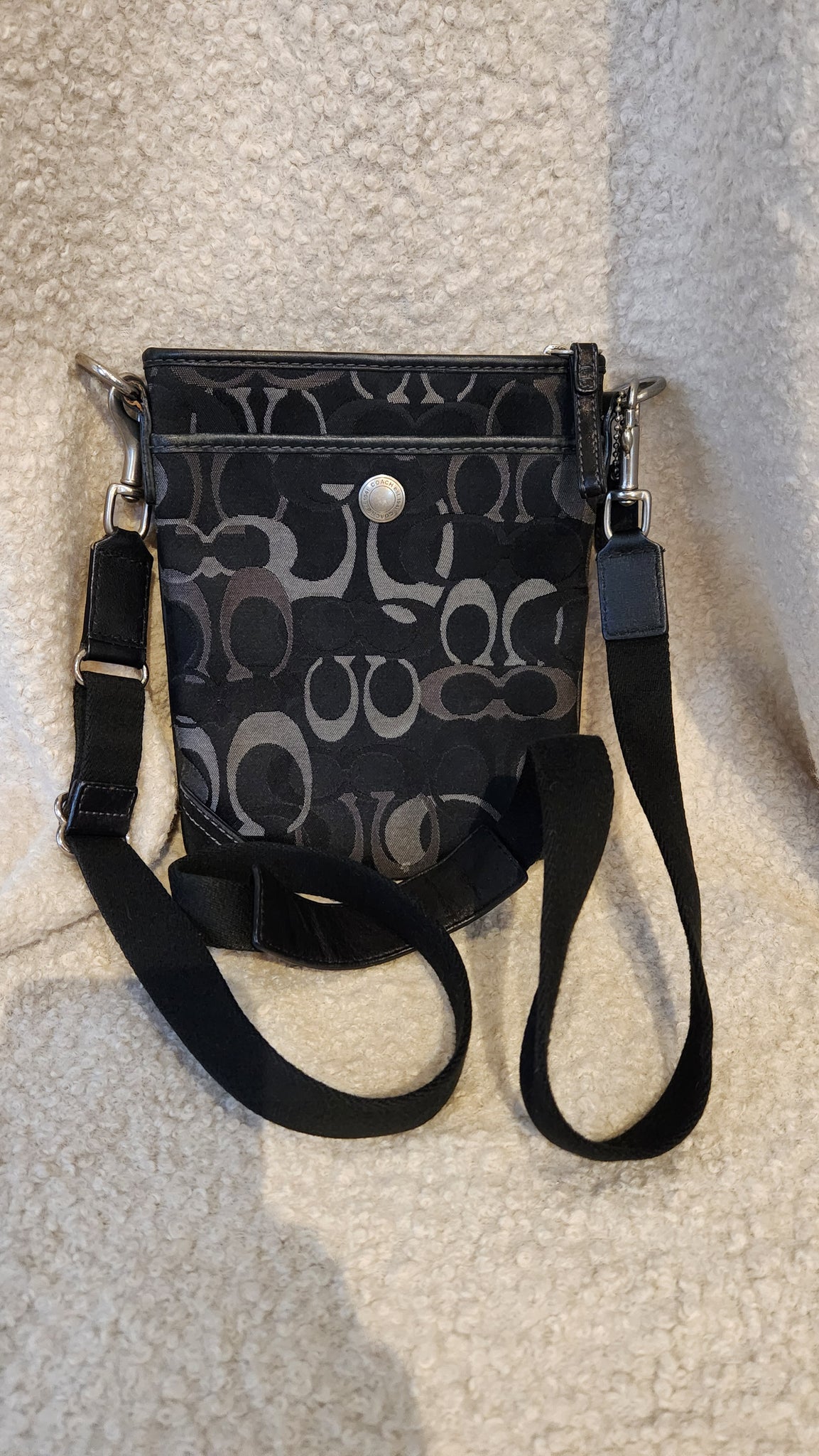 Coach Vintage Small Crossbody Canvas Purse