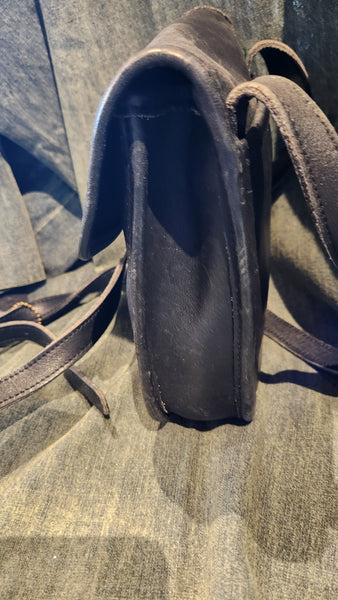 Vintage Coach Black Leather Crossbody