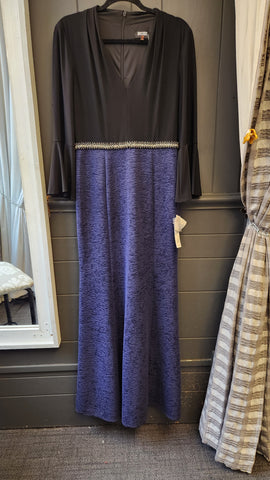 Decode Black and Navy Gown