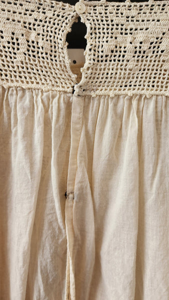 Magnolia Pearl Love Crochet Neckline Top