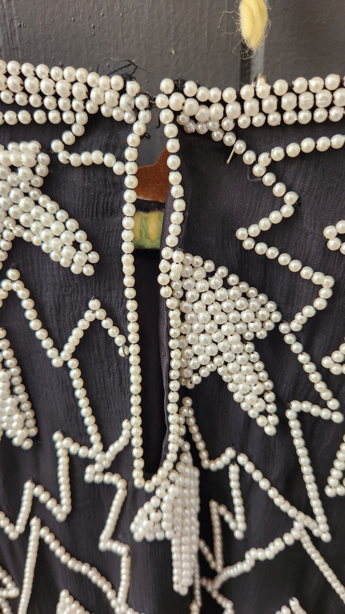 Laurence Kazar Vintage pearl beaded top Northside Cellar Laurence Kazar Vintage pearl beaded top Northside Cellar