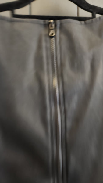 DL Lamb Leather tank top