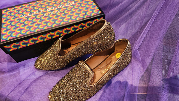 Kurt Geiger Rhinestone Loafers