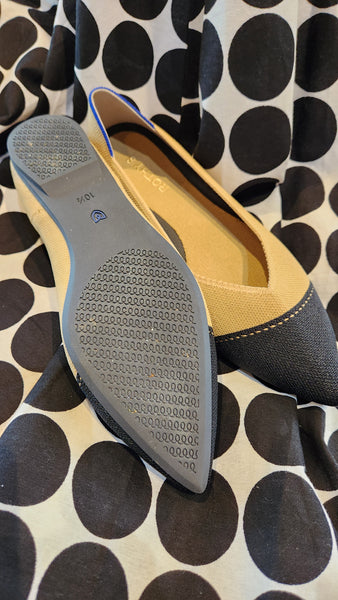 Rothy's Two Tone Slip on Flats