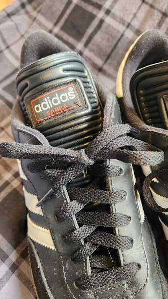 Adidas Samba Black with White Stripes Sneaker