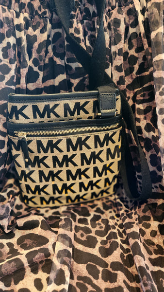 Michael Kors MK logo Crossbody Purse