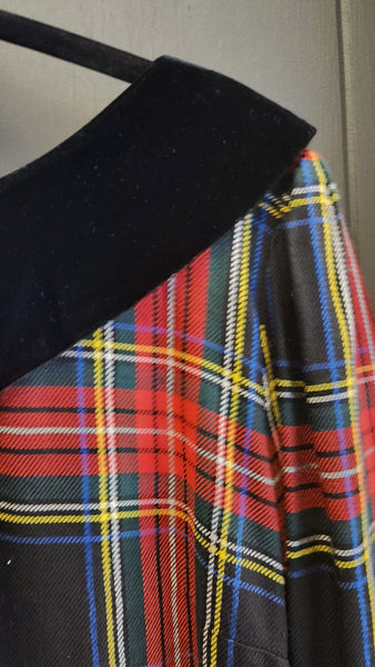 Vintage Lanz Christmas Plaid Dress