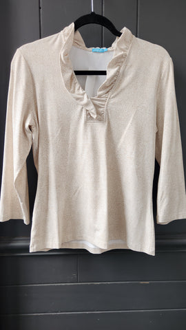 J McLaughlin Top with Ruffle Collar