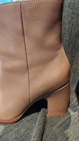 Reiss Tawny Tan Ankle High Boots