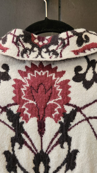 Nic & Zoe Floral Wool Blend Sweater