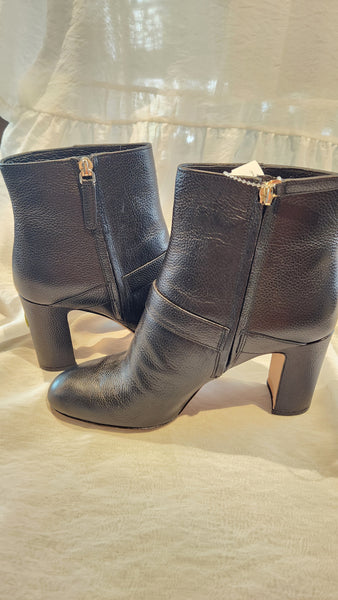 Kate Spade New York Thatcher Black Leather Bootie