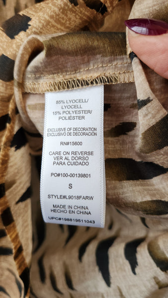 Wit and Wisdom Leopard Print Top