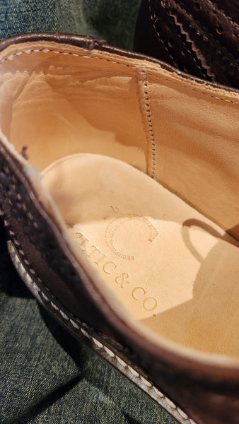 Celtic and Co. Dark Brown Leather Women's Oxford Shoes