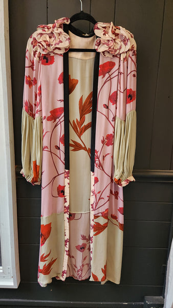 Johanna Ortiz Silk Floral Kimono