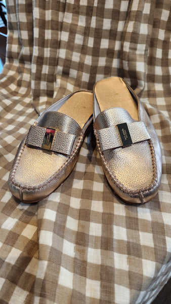 Kate Spade Marsha Rose Gold Mules