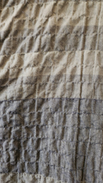 Habitat Green Check Crinkle Top