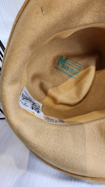 Mr. Joseph Vintage Gold furry Hat