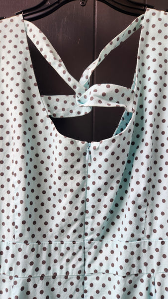 Cherry Velvet Polka Dot Dress