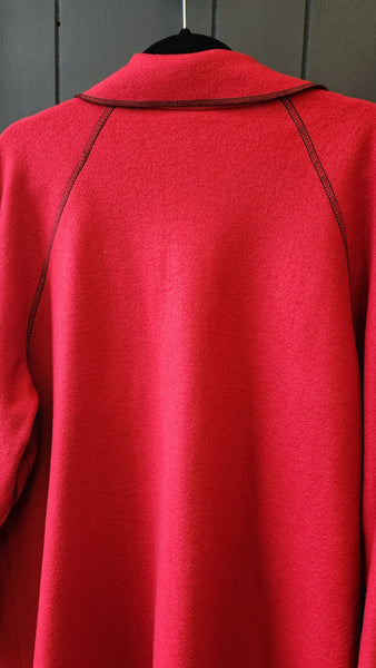 be Red Merino Wool Coat