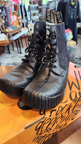 Dr Martens Day of the Dead Ankle Boots