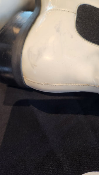 Jeffrey Campbell White faux leather White Ankle Boots