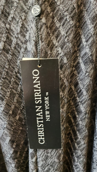 Christian Siriano Sharkbite Hemline Dress