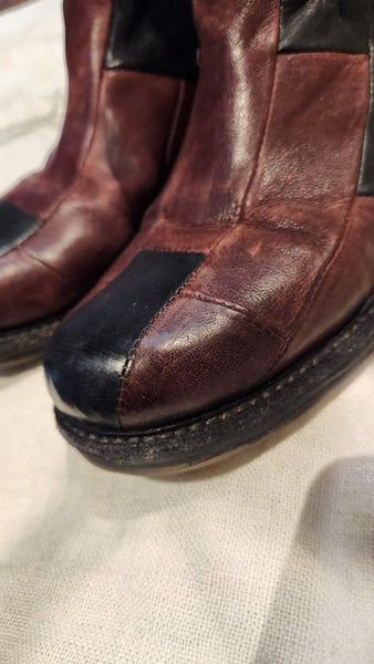 A.S. 98 Patchwork Boots