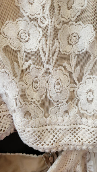 Altar'd State Cream Lace Crop Top